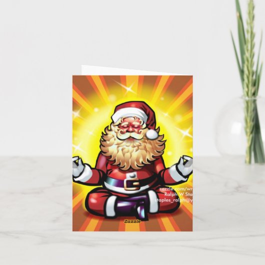 クリスマス遠くにのグリーティングカードの遠い娘 シーズンカード (裏面)