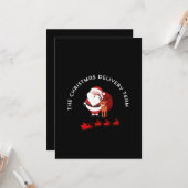 クリスマス配達チーム カード (正面/裏面インサイチュ)