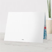 クリスマス配達トラックの雪の中のフレンチブルドッグ カード (裏面)