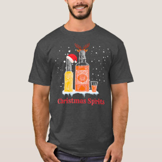 クリスマス酒おもしろい飲み Tシャツ