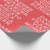 クリスマス酒の休日パーティトナディアルコール ラッピングペーパー (角)