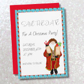 クリスマス酒を飲むサンタ セーブザデート