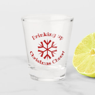 クリスマス酒を飲む応援 ショットグラス
