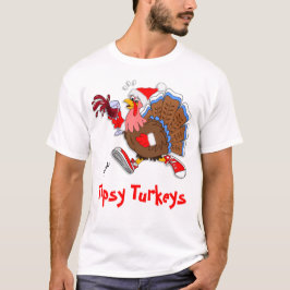 クリスマス酔いトルコ（ワイン） - LS Sport-Tek Tシャツ