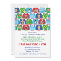 クリスマス醜いスウェーター パーティー ホリデー Xmas パーティー