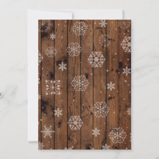 クリスマス醜いセーターのジャンパーパーティーディナー招待状 招待状 (裏面)