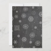 クリスマス醜いセーターのジャンパーパーティーディナー招待状 招待状 (裏面)