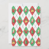 クリスマス醜いセーターパーティの招待状 招待状 (裏面)