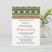クリスマス醜いセーターパーティー 招待状 (スタンド正面)