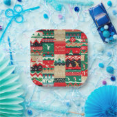 クリスマス醜いセーター8 ペーパープレート (パーティー)