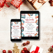 クリスマス醜いセーター パーティー招待状 招待状