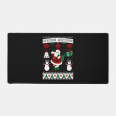 クリスマス醜いセーターKenoshaウィスコンシン デスクマット (正面)