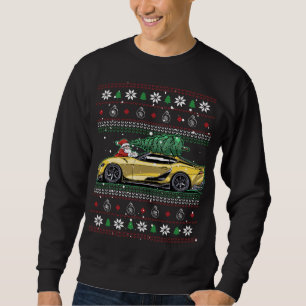 クリスマス醜いトヨタSupra A90!車最高の男ギフト スウェットシャツ