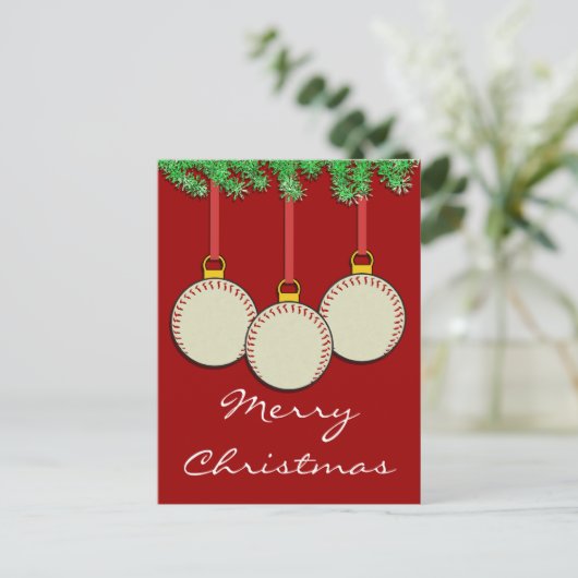 クリスマス野球はがき シーズンポストカード (スタンド正面)