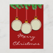 クリスマス野球はがき シーズンポストカード (正面)