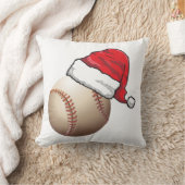 クリスマス野球ヒョウ クッション (ブランケット)