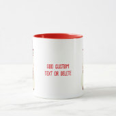 クリスマス野球雪だるまホリデイ野球 マグカップ (中央)