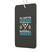 クリスマス野球 カーエアーフレッシュナー (左)