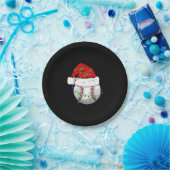 クリスマス野球 ペーパープレート (パーティー)