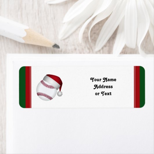 クリスマス野球 ラベル (インサイチュ)