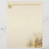 クリスマス金ゴールドギフトボックス文房具 (正面)