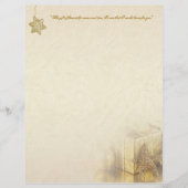 クリスマス金ゴールドギフトボックス文房具 (正面)