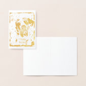 クリスマス金ゴールドグレートダーネカード 箔カード (ディスプレー)