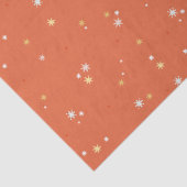 クリスマス金ゴールドスターフェスティバルモダンウィンターホリデーズ 薄葉紙 (詳細)