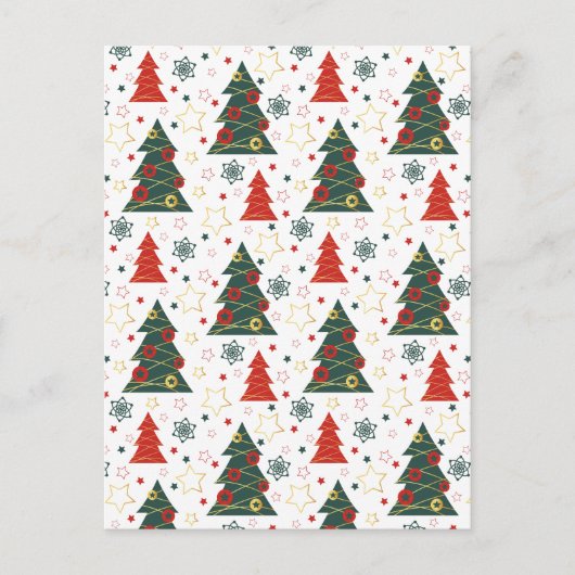 クリスマス金ゴールドツインクレスターリーパインズ 案内ポストカード (正面)