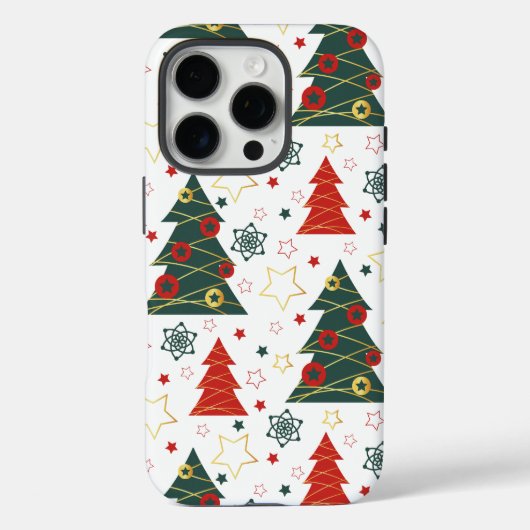 クリスマス金ゴールドツインクレスターリーパインズ Case-Mate iPhoneケース (裏面)