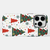 クリスマス金ゴールドツインクレスターリーパインズ Case-Mate iPhoneケース (裏面 (横))