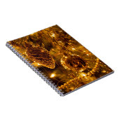 クリスマス金ゴールドパインコーン ノートブック (右側)