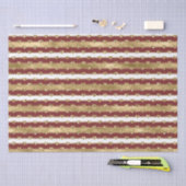 クリスマス金ゴールドレッドホワイトストライプグリッターハート 薄葉紙 (クラフト)