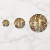 クリスマス金ゴールド コンフェッティ (裏面)