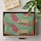 クリスマス金ゴールド、赤、緑の靴下 薄葉紙 (ギフト)