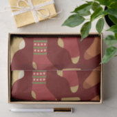 クリスマス金ゴールド、赤、緑の靴下 薄葉紙 (ギフト)