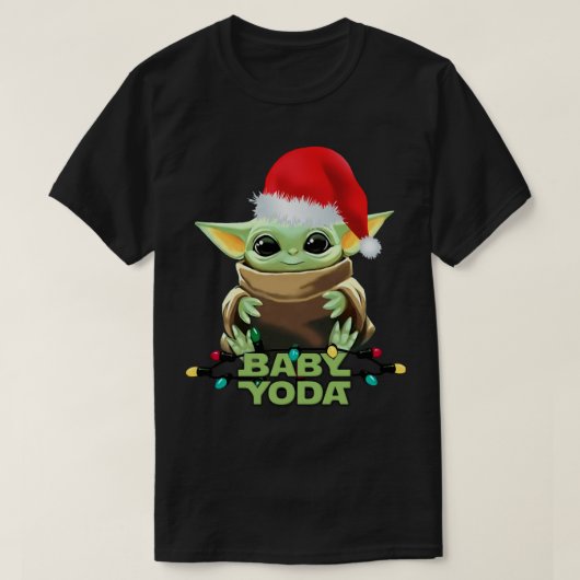 クリスマス銀河系ベビー4KイラストレーションベビーYOD Tシャツ (デザイン正面)