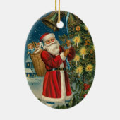 クリスマス鐘のオーナメント セラミックオーナメント (裏面)