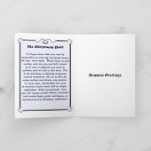 クリスマス鐘(青い) シーズンカード (内部)