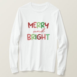 クリスマス長袖トップメリー – と明るい Tシャツ