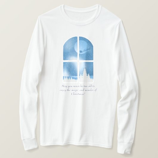 クリスマス長袖Tシャツ Tシャツ (デザイン正面)