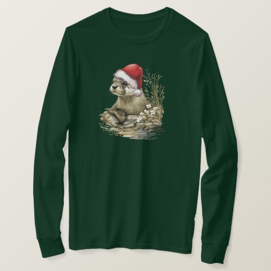 クリスマス長袖Tシャツ Tシャツ (デザイン正面)