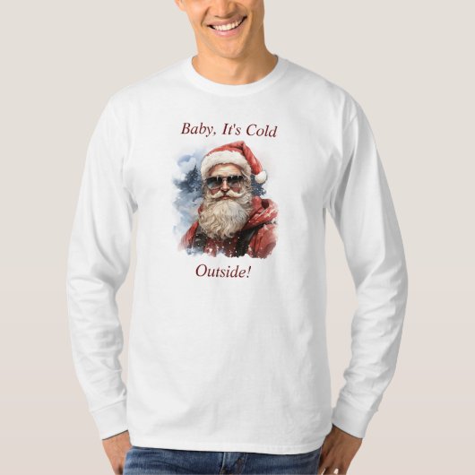 クリスマス長袖Tシャツ Tシャツ (正面)