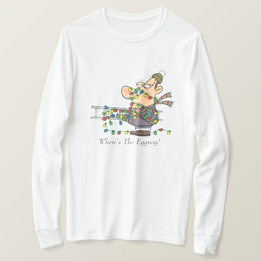 クリスマス長袖Tシャツ Tシャツ (デザイン正面)