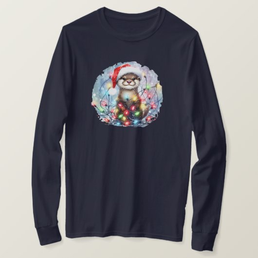 クリスマス長袖Tシャツ Tシャツ (デザイン正面)