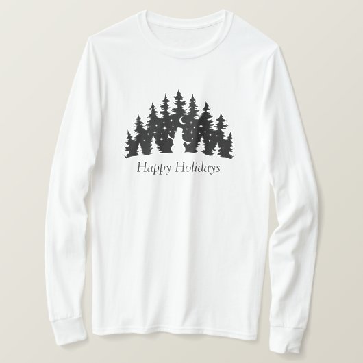 クリスマス長袖Tシャツ Tシャツ (デザイン正面)