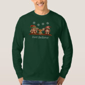 クリスマス長袖Tシャツ Tシャツ (正面)