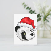 クリスマス間抜けの帽子をかぶる シーズンポストカード (スタンド正面)