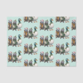 クリスマス間抜けグースフェラルラクーン 薄葉紙 (正面)