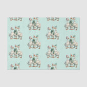 クリスマス間抜けグースホリデーすてき 薄葉紙 (正面)